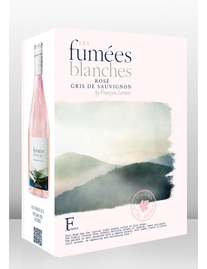 BIB 3L Les Fumées Blanches Rosé Vin de France 2020 Domaines