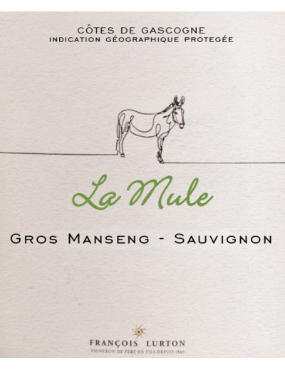 BIB 5L - La Mule Gros Manseng - Sauvignon - IGP Côtes de Gascogne - 2022