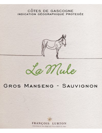 BIB 5L - La Mule Gros Manseng - Sauvignon - IGP Côtes de Gascogne